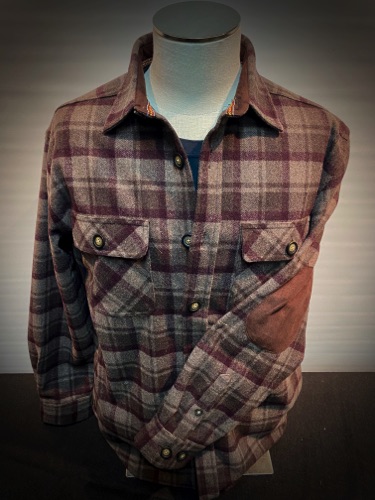 82281-9 Chocolate/Port
Soft Wool Blend Hvy Flannel
w/ Faux Suede
4900-89 Wine Tee
82281-9 Chocolate/Port
Soft Wool Blend Hvy Flannel
w/ Faux Suede
4900-89 Wine Tee