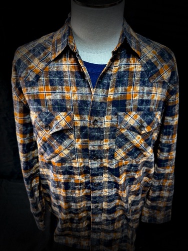 82615-9 Rust/Navy
Snow Wash Twill Plaid
4900-23 Ink tee