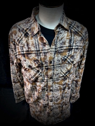 82616-9 Cafe
Snow Wash Twill Plaid
4900-21 Black Tee