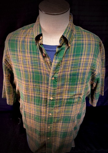 62632-4 GREEN/NAVY
FEATHERWEIGHT MADRAS
4900-23 Ink Tee