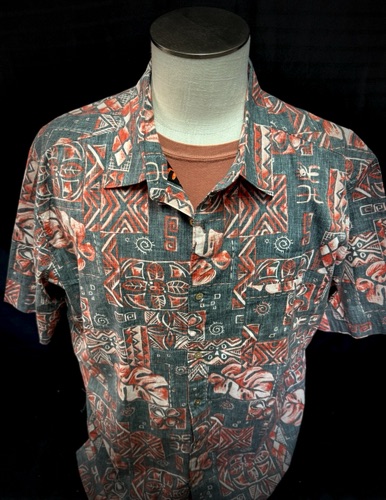 62672-5 BLACK/RED ROCK
ULTRA  SOFT HAWAIIAN
REVERSE PRINT
4900-8 Red Rock Tee