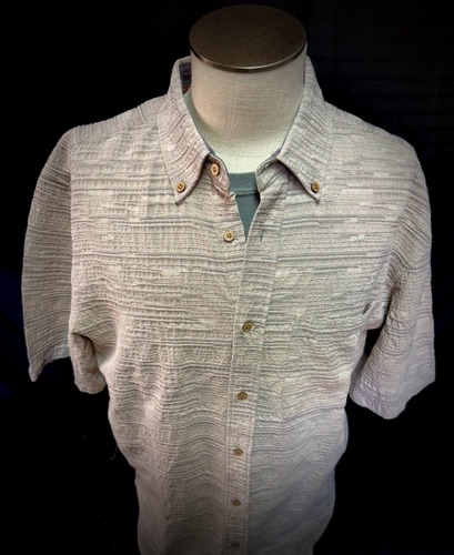 62620-2 FADE TAN
TEXTURED ISLAND SOLID SHIRT
4900-34 Blue Spruce  Tee
