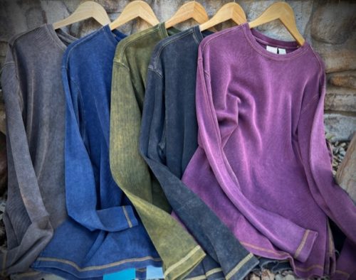 Signature Pigment Rib Knit